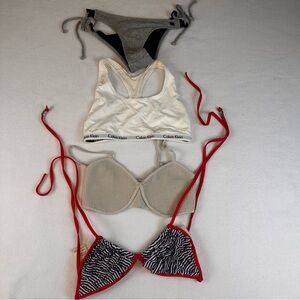 4-‎ Babaton, H&M, Calvin Klein Women's Bra Set - XS Bottoms, S Bra/Bikini Top